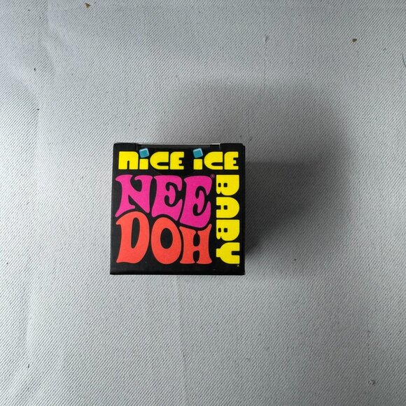 Nee Doh Blue Nice Ice Baby 1" Square 1 Cube per Pack - Picture 3 of 3